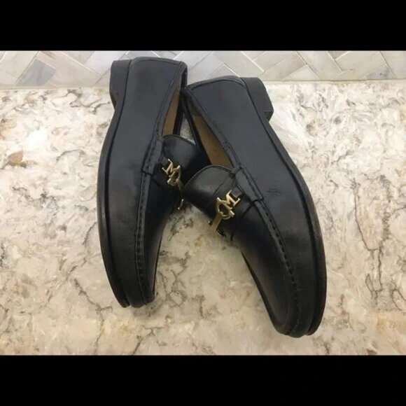 Bruno Magli Kurt horse but black loafers size 9 main image 6